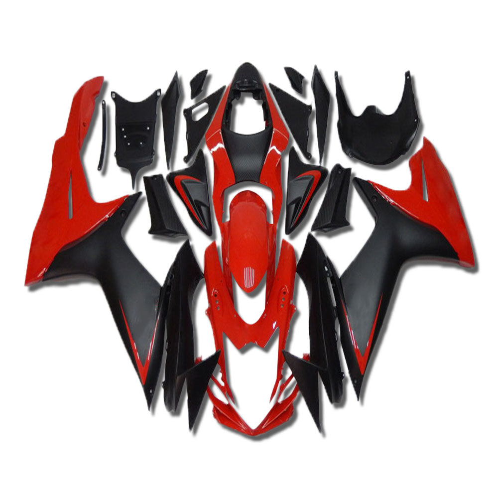 NT Fairing Fit for Suzuki 2011-2027 GSXR600/750 N033- Red Black | ABS Injection, US Stock