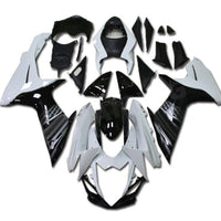NT Aftermarket Injection ABS Plastic Fairing Fit for GSXR 600/750 2011-2024 Black White N040