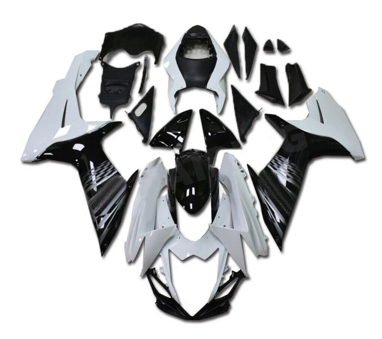 NT Fairing Fit for Suzuki 2011-2027 GSXR600/750 N040- Black White | ABS Injection, US Stock