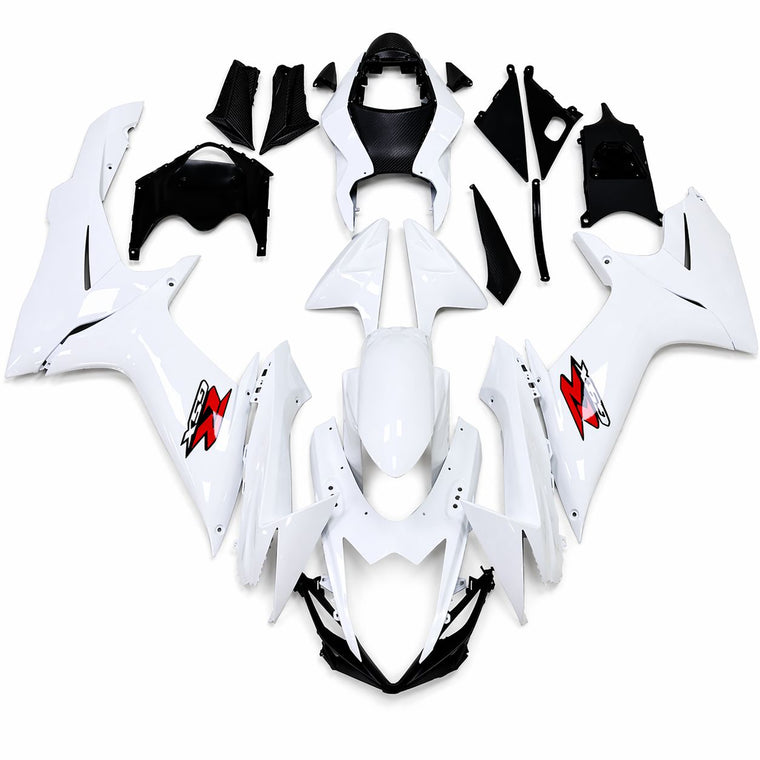 NT Fairing Fit for Suzuki 2011-2027 GSXR600/750 N043- Glossy White | ABS Injection