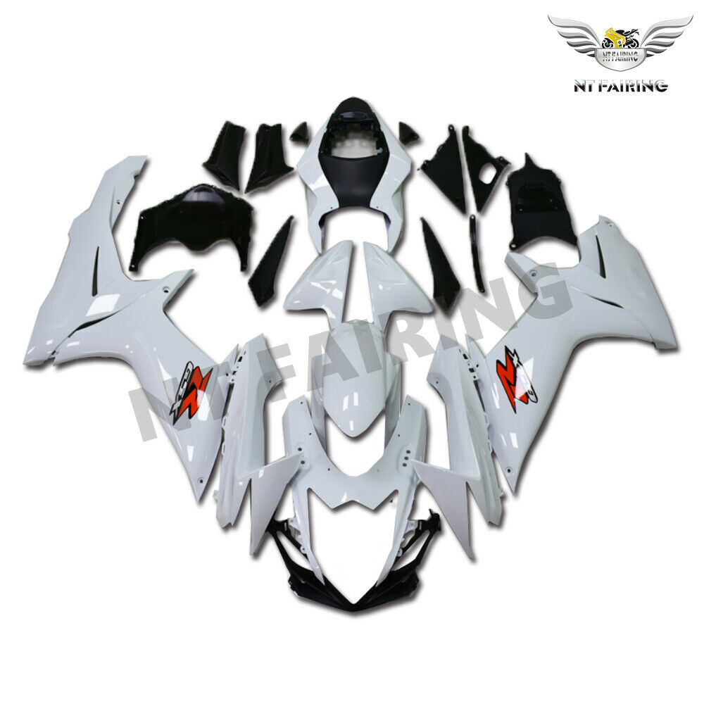 NT Fairing Fit for Suzuki 2011-2027 GSXR600/750 N043- Glossy White | ABS Injection