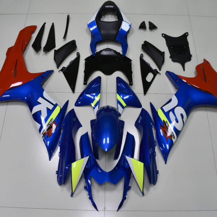 NT Aftermarket Injection ABS Plastic Fairing Fit for GSXR 600/750 2011-2024 Blue Red N044