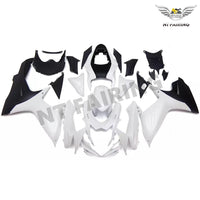 NT Aftermarket Injection ABS Plastic Fairing Fit for GSXR 600/750 2011-2024 White Black N057