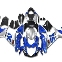 NT Aftermarket Injection ABS Plastic Fairing Fit for GSXR 600/750 2011-2024 Blue Silver N067