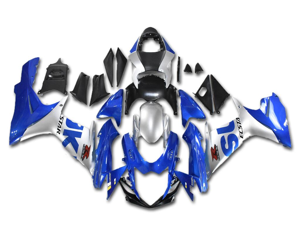 NT Fairing Fit for Suzuki 2011-2027 GSXR600/750 N067- Blue Silver | ABS Injection