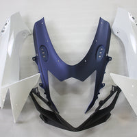 US STOCK NT Aftermarket Injection ABS Plastic Fairing Fit for GSXR 600/750 2011-2024 White Matte Dark Blue N076 Available in CA