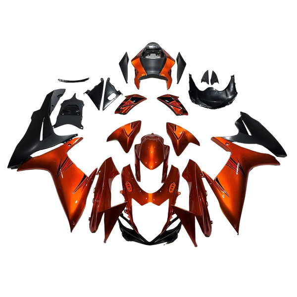 NT Aftermarket Injection ABS Plastic Fairing Fit for GSXR 600/750 2011-2024 Orange N100