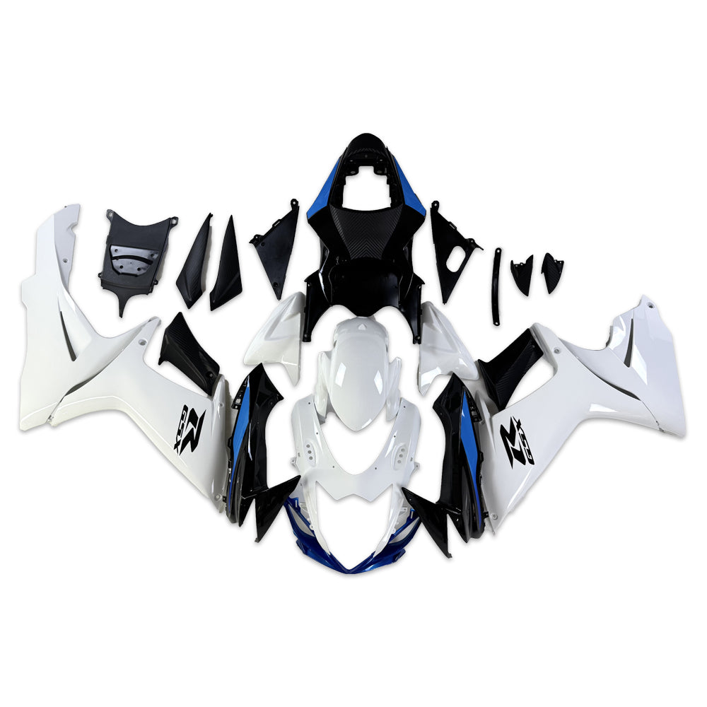NT Fairing Fit for Suzuki 2011-2027 GSXR600/750 N105- White Black | ABS Injection