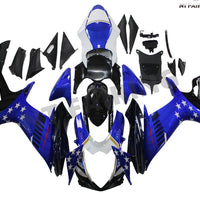 US STOCK NT Aftermarket Injection ABS Plastic Fairing Fit for GSXR 600/750 2011-2024 Blue Black N051 Available in CA