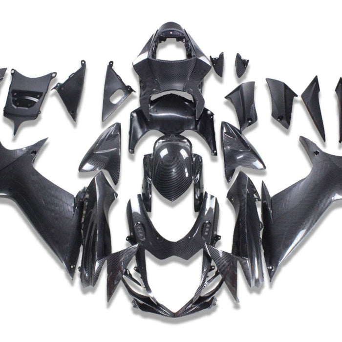 US STOCK NT Aftermarket Injection ABS Plastic Fairing Fit for GSXR 600/750 2011-2024 Carbon Fiber Look S01 Available in CA