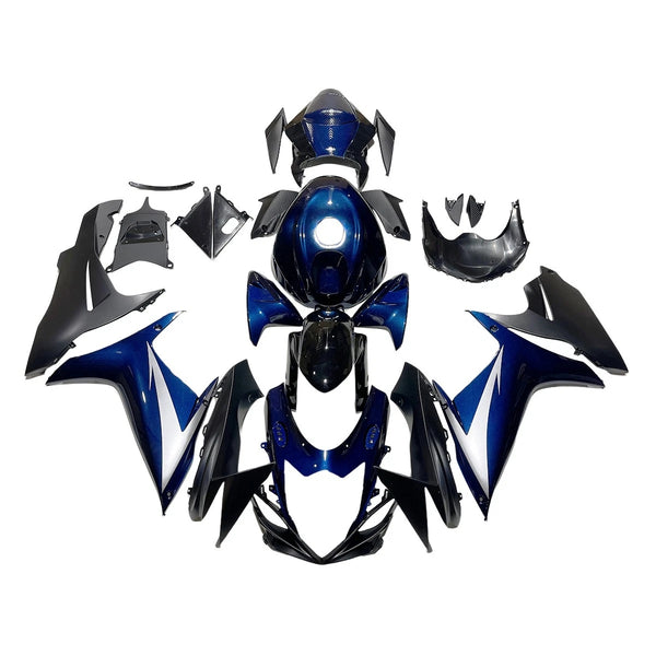 NT Aftermarket Injection ABS Plastic Fairing Fit for GSXR 600/750 2011-2024 Blue Black T097