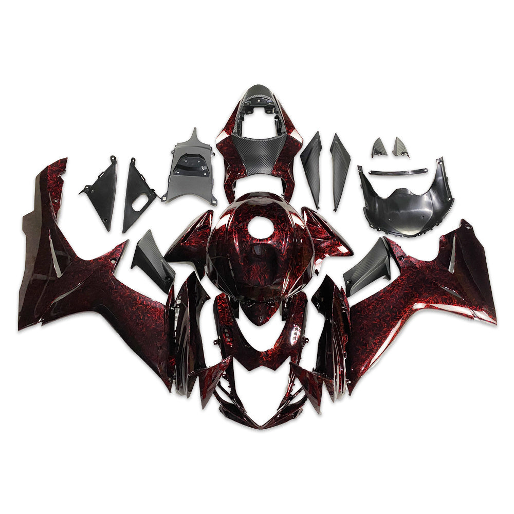 NT Fairing Fit for Suzuki 2011-2027 GSXR600/750 S06- Red Forged Carbon Fiber Look | ABS Injection