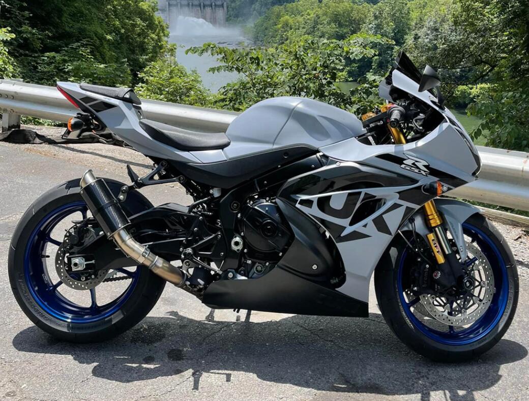 NT Fairing Fit for Suzuki 2017-2027 GSXR 1000 N042- White Black Silver | ABS Injection