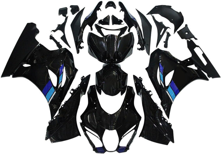 NT Fairing Fit for Suzuki 2017-2027 GSXR 1000 N034- Black Blue | ABS Injection, US Stock