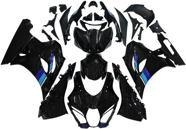 NT Aftermarket Injection ABS Plastic Fairing Fit for GSXR 1000 2017-2025 Black Blue N034