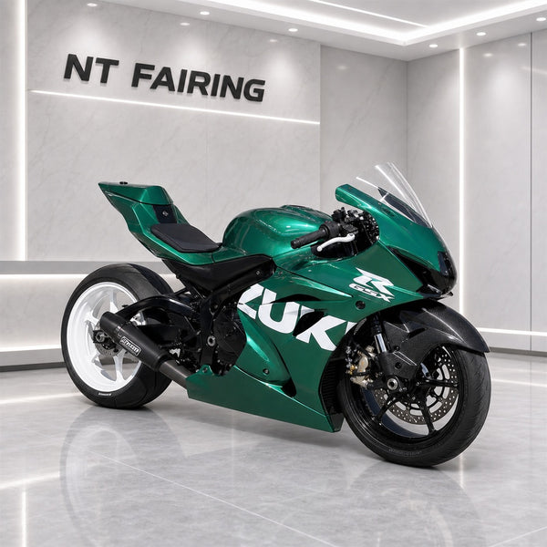NT Injection Mold New Kit Green Black ABS Fairing Fit for Suzuki 2017-2025 GSXR 1000 N038