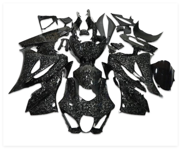 NT Aftermarket Injection ABS Plastic Fairing Fit for GSXR 1000 2017-2025 Forged Carbon Fiber Look S02