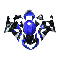 US STOCK NT Aftermarket Injection ABS Plastic Fairing Fit for GSXR 1000 2000-2002 Blue Black U037 Available in CA