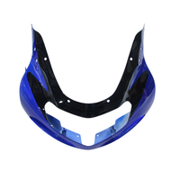 US STOCK NT Aftermarket Injection ABS Plastic Fairing Fit for GSXR 1000 2000-2002 Blue Black U037 Available in CA