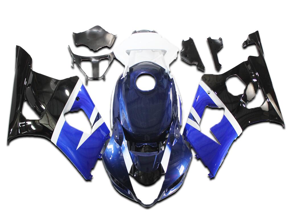 NT Fairing Fit for Suzuki 2003-2004 GSXR 1000 N064- Blue White | ABS Injection, US Stock