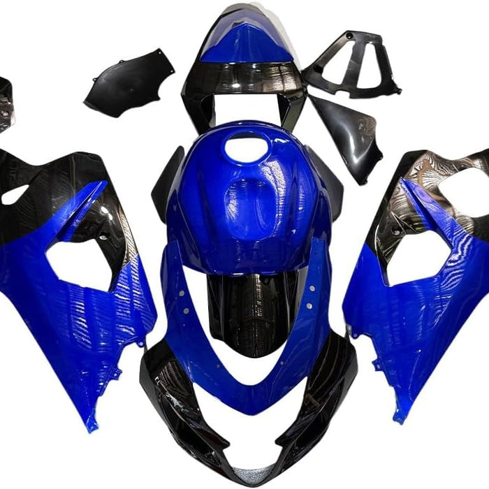 NT Aftermarket Injection ABS Plastic Fairing Fit for GSXR 600/750 2004-2005 Blue Black N106