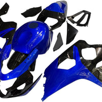 NT Aftermarket Injection ABS Plastic Fairing Fit for GSXR 600/750 2004-2005 Blue Black N106