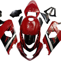 NT Aftermarket Injection ABS Plastic Fairing Fit for GSXR 600/750 2004-2005 Red Black N110