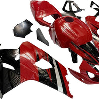 NT Aftermarket Injection ABS Plastic Fairing Fit for GSXR 600/750 2004-2005 Red Black N110