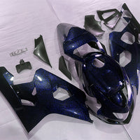 NT Aftermarket Injection ABS Plastic Fairing Fit for GSXR 600/750 2004-2005 Blue Forged Carbon Fiber Look S06