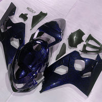 NT Aftermarket Injection ABS Plastic Fairing Fit for GSXR 600/750 2004-2005 Blue Forged Carbon Fiber Look S06