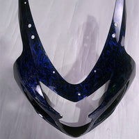 NT Aftermarket Injection ABS Plastic Fairing Fit for GSXR 600/750 2004-2005 Blue Forged Carbon Fiber Look S06