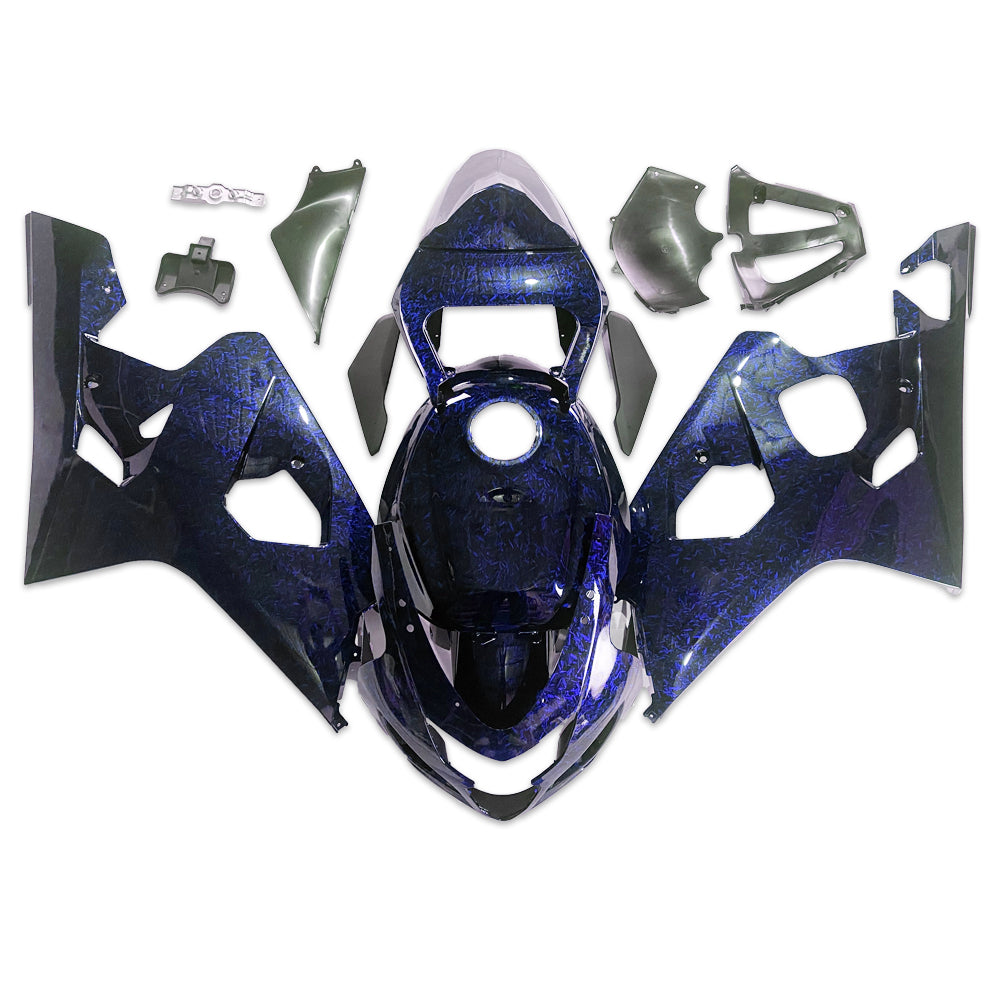 NT Fairing Fit for Suzuki 2004-2005 GSXR600/750 S06- Blue Forged Carbon Fiber Look | ABS Injection