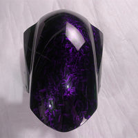 NT Aftermarket Injection ABS Plastic Fairing Fit for GSXR 600/750 2004-2005 Purple Forged Carbon Fiber Look S07