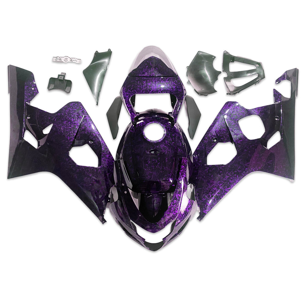 NT Fairing Fit for Suzuki 2004-2005 GSXR600/750 S07- Purple Forged Carbon Fiber Look | ABS Injection
