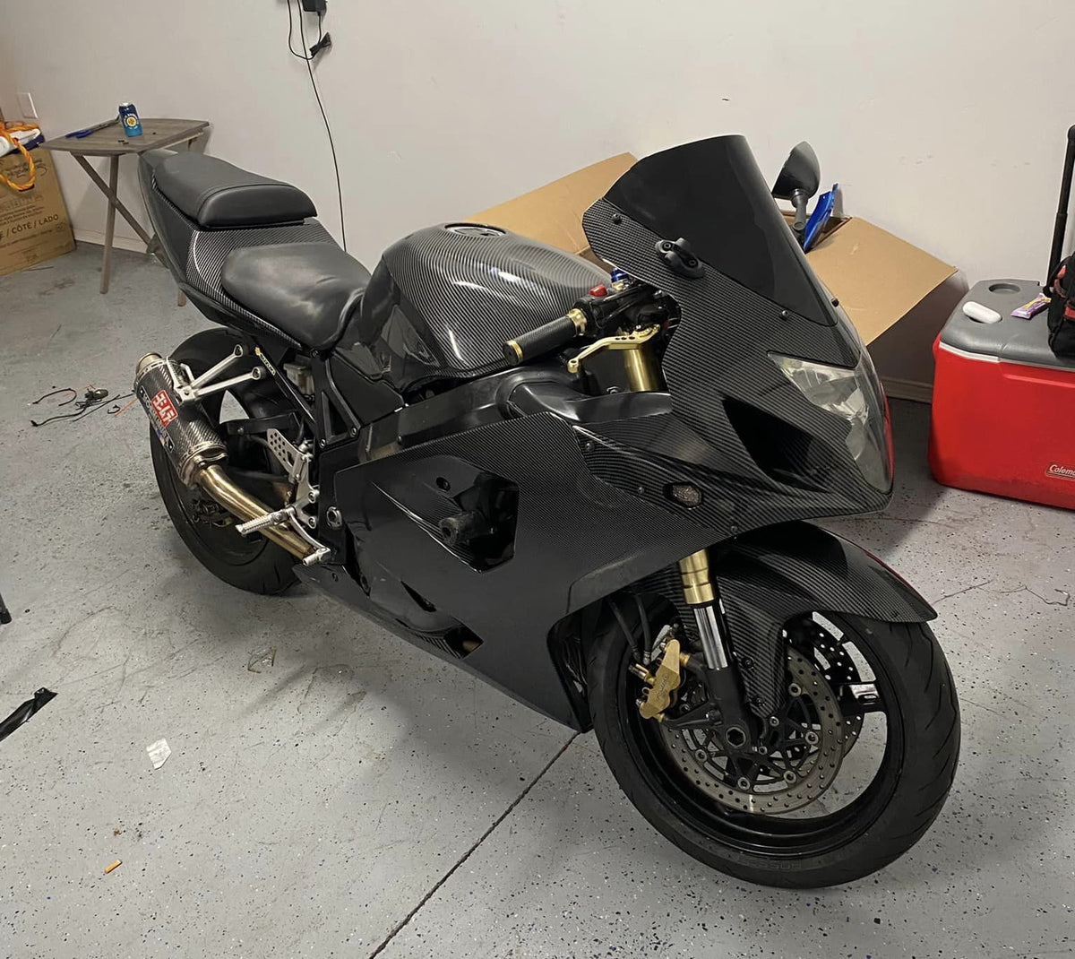NT Fairing Fit for Suzuki 2004-2005 GSXR600/750 S01- Carbon Fiber Look | ABS Injection, US Stock