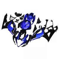 US STOCK NT Aftermarket Injection ABS Plastic Fairing Fit for GSXR 1000 2005-2006 Blue Black N078 Available in CA