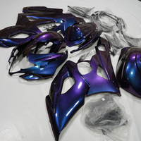 US STOCK NT Aftermarket Injection ABS Plastic Fairing Fit for GSXR 1000 2005-2006 Purple Blue Chameleon U082 Available in CA