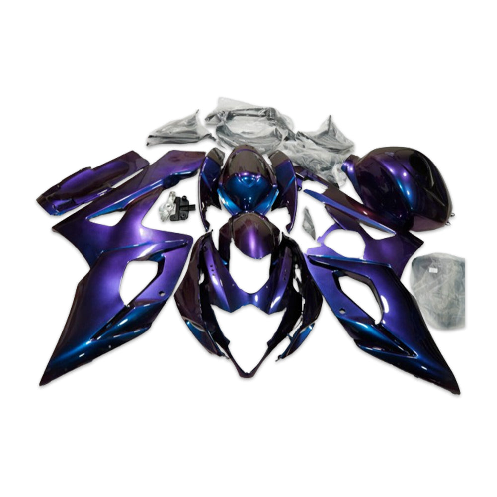 NT Fairing Fit for Suzuki 2005-2006 GSXR 1000 U082- Purple Blue Chameleon | ABS Injection, US Stock