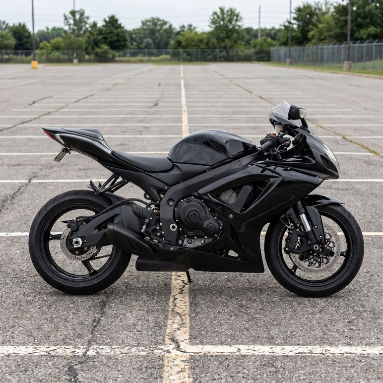 NT Fairing Fit for Suzuki 2006-2007 GSXR600/750 N008- Glossy Black | ABS Injection