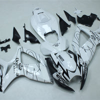 NT Aftermarket Injection ABS Plastic Fairing Kit Fit for GSXR 600/750 2006 2007 White Black N014