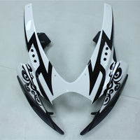 NT Aftermarket Injection ABS Plastic Fairing Kit Fit for GSXR 600/750 2006 2007 White Black N014