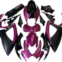 US STOCK NT Injection Molding Fairing Fit for 2006 2007 GSXR 600 750 Purple Black N123 Available in CA