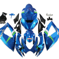 NT Aftermarket Injection ABS Plastic Fairing Fit for GSXR 600/750 2006-2007 Blue White N131