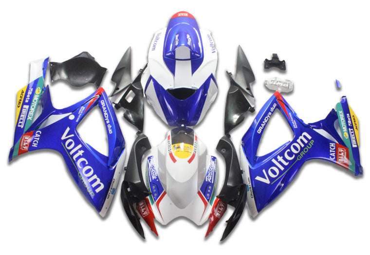 NT Fairing Fit for Suzuki 2006-2007 GSXR600/750 N133- Blue White Black | ABS Injection