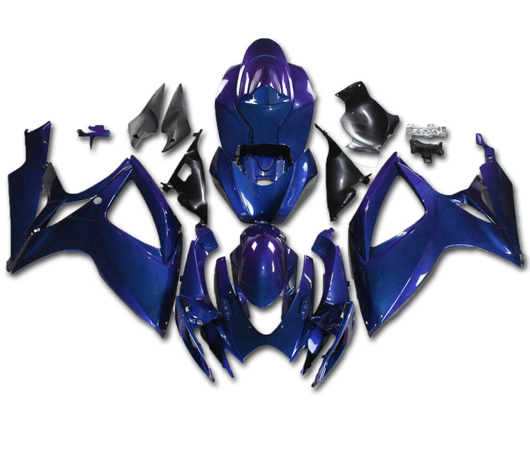 NT Fairing Fit for Suzuki 2006-2007 GSXR600/750 N128- Blue Purple Chameleon | ABS Injection, US Stock