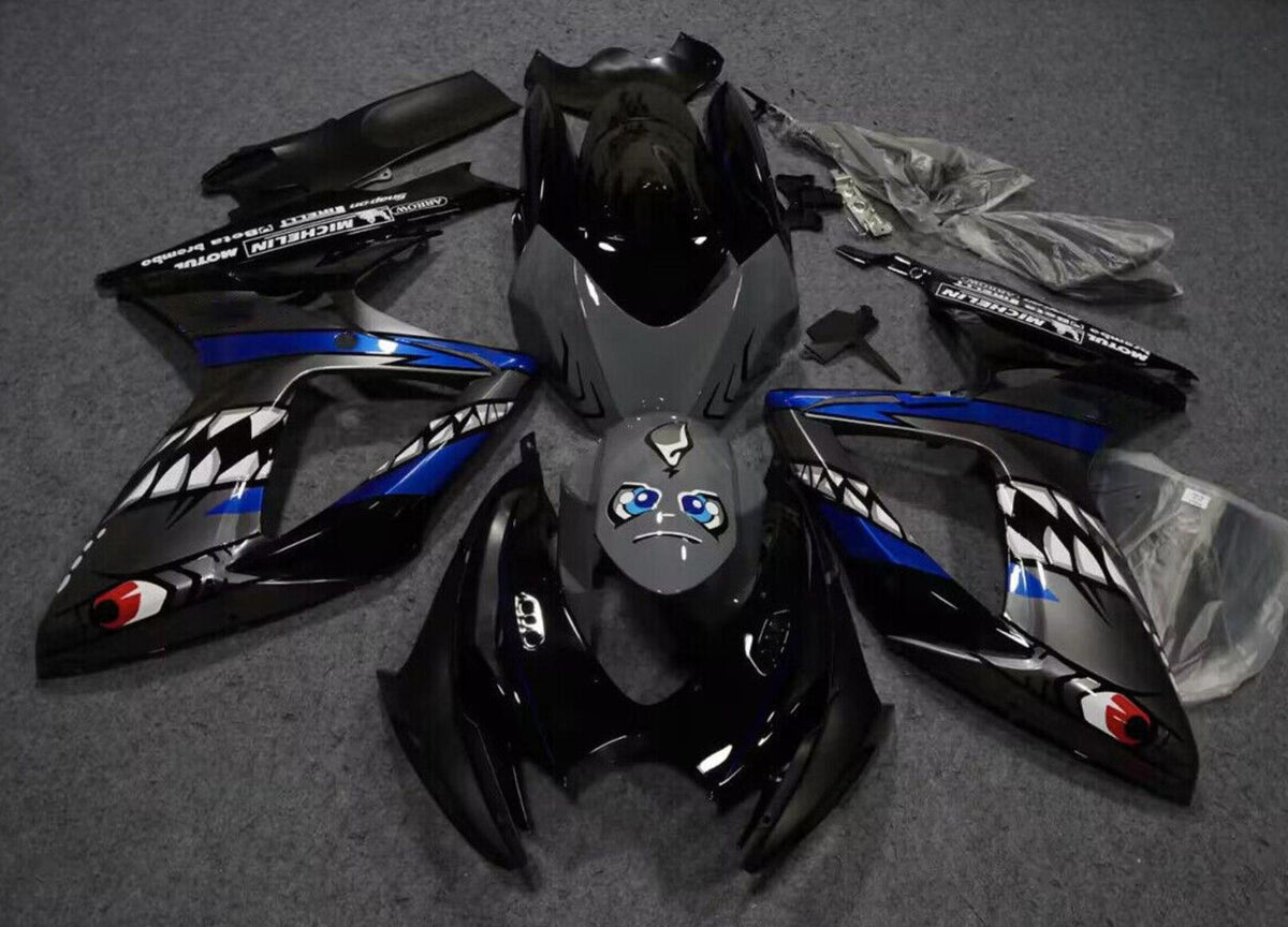 NT Fairing Fit for Suzuki 2006-2007 GSXR600/750 N134- Gray Blue Shark | ABS Injection