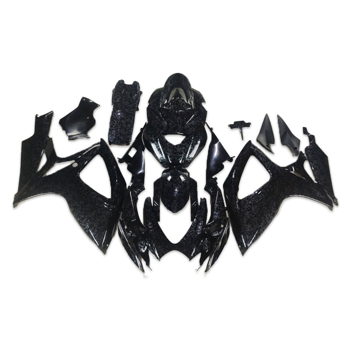 US STOCK NT Aftermarket Injection ABS Plastic Fairing Fit for GSXR 600/750 2006-2007 Forged Carbon Fiber Look S02 Available in TX