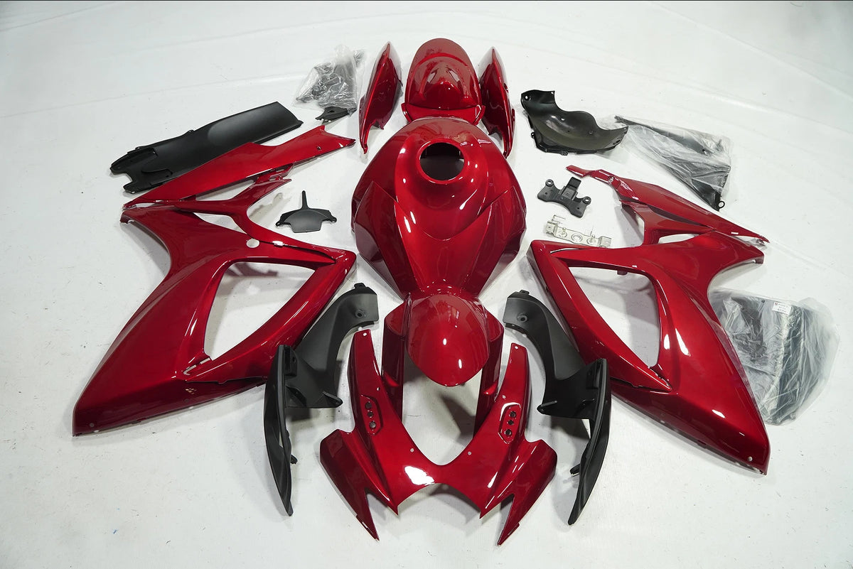 NT Fairing Fit for Suzuki 2006-2007 GSXR600/750 T132- Candy Red | ABS Injection