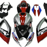 NT Aftermarket Injection ABS Plastic Fairing Kit Fit for GSXR 600/750 2006 2007 Silver Red Black T149