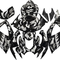 NT Aftermarket Injection ABS Plastic Fairing Kit Fit for GSXR 600/750 2006 2007 Black Gray White Shark Camo T154